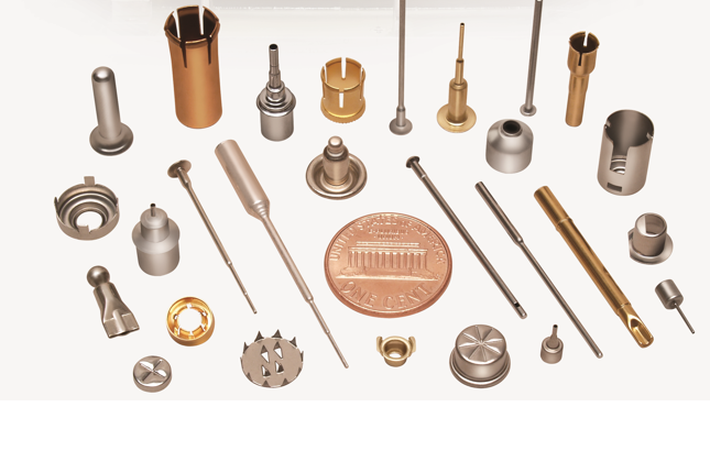 金属深拉零件产品展示,银色金属精密零件,多种形状规格,工业背景